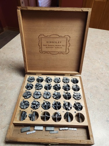 Vtg kingsley hot foil stamping - hot,
